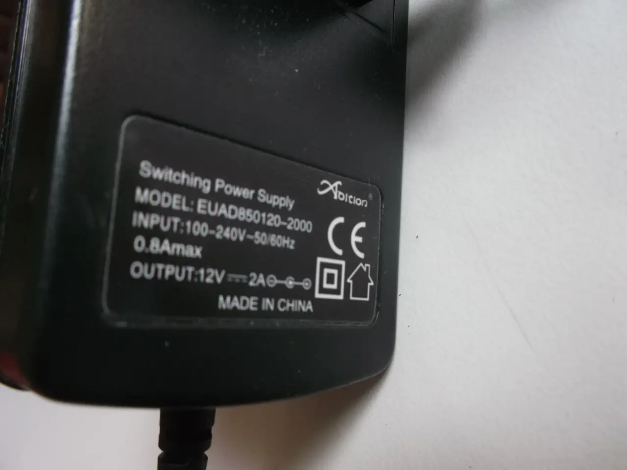 Billede 3 - Adition lader - strømforsyning 12V= 2.0A
