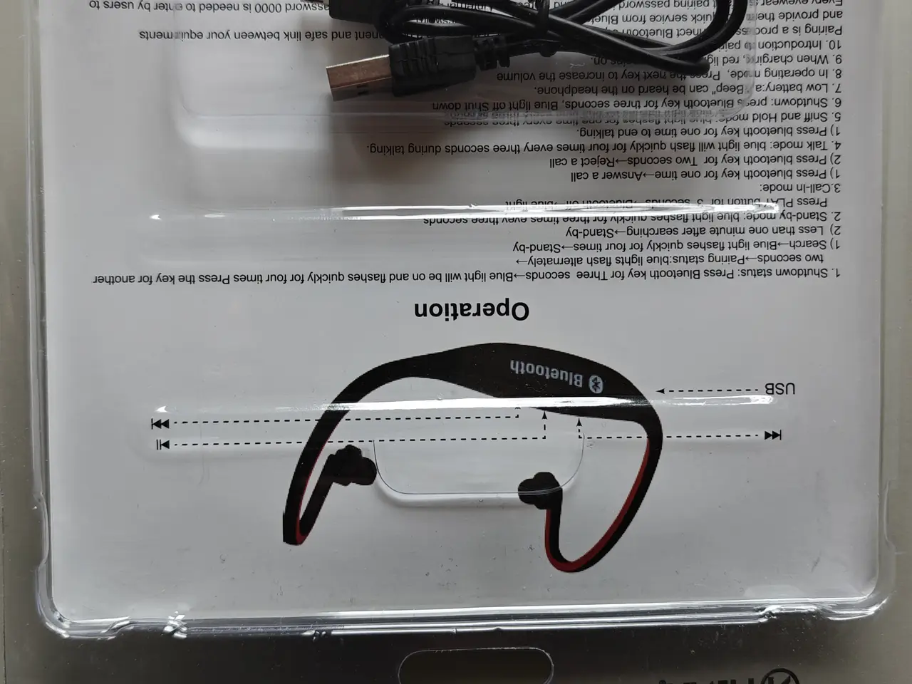 Billede 3 - NYE Bluetooth In-ear høretelefoner