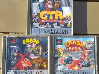 4 x spil til PlayStation 1