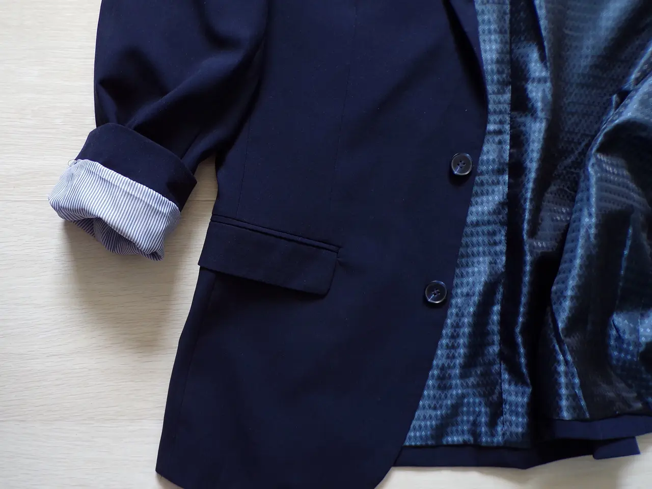 Billede 5 - Mørkeblå Daniel De Prato Blazer