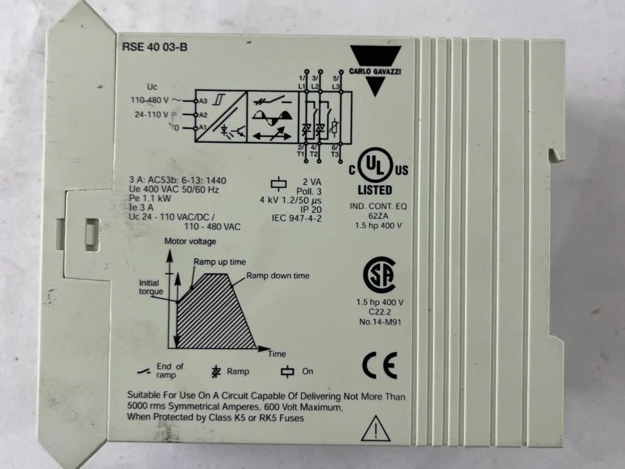 Billede 4 - Carlo Gavazzi RSE4003‑B AC Semiconductor Motor