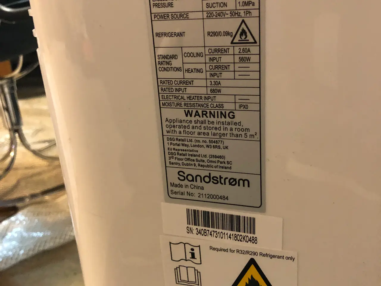 Billede 4 - Køleanlæg Sondstrøm SAC 05C 19 E Eeffektivt