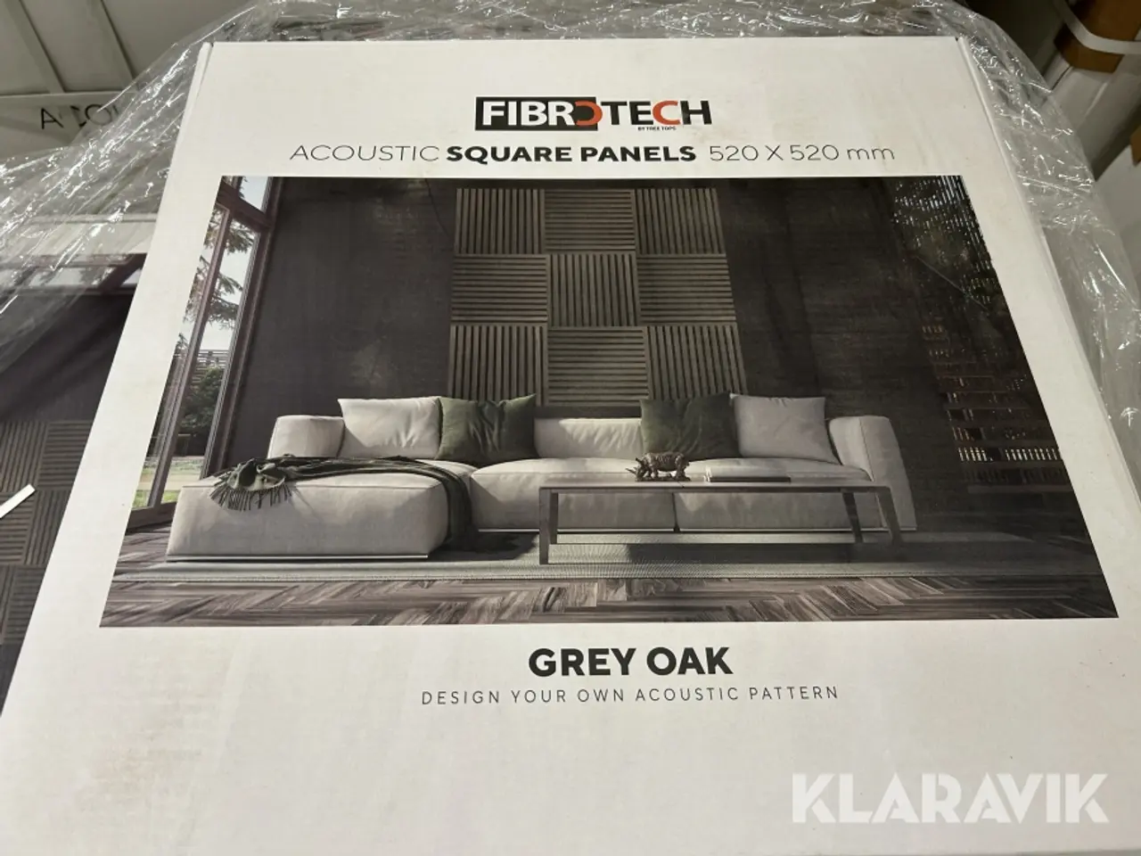 Billede 2 - Akustikpaneler Fibrotech Grey Oak 80 styk