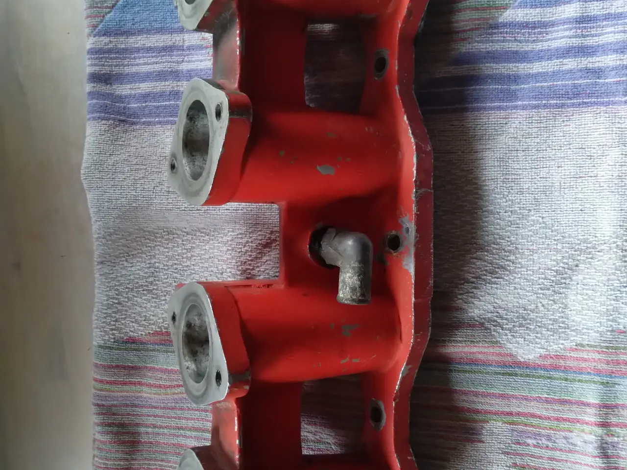 Billede 3 - Ford Dobbelt manifold til Kent / Crossflow