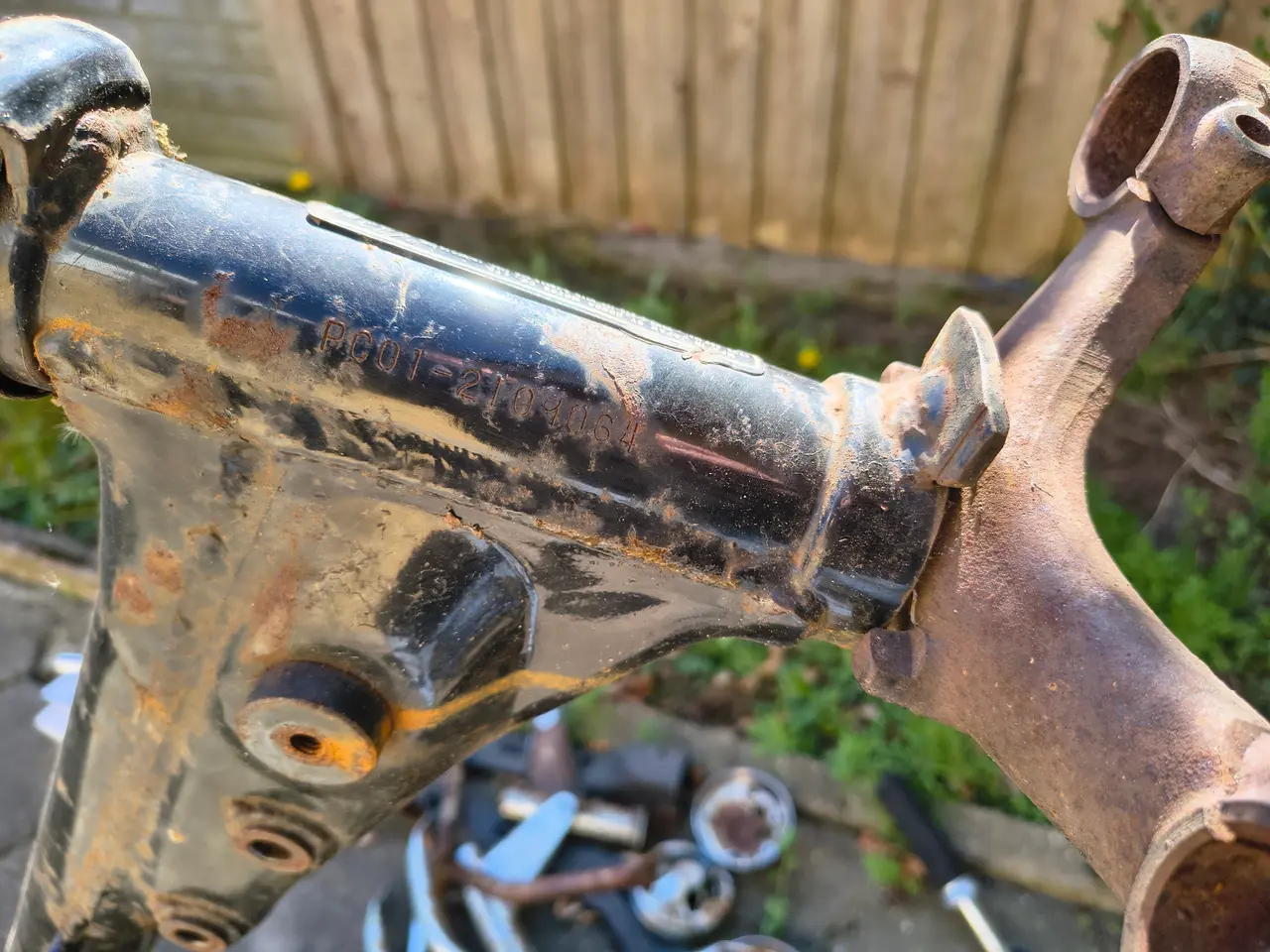 Billede 2 - Honda cx 500 c stel med tyske papirer