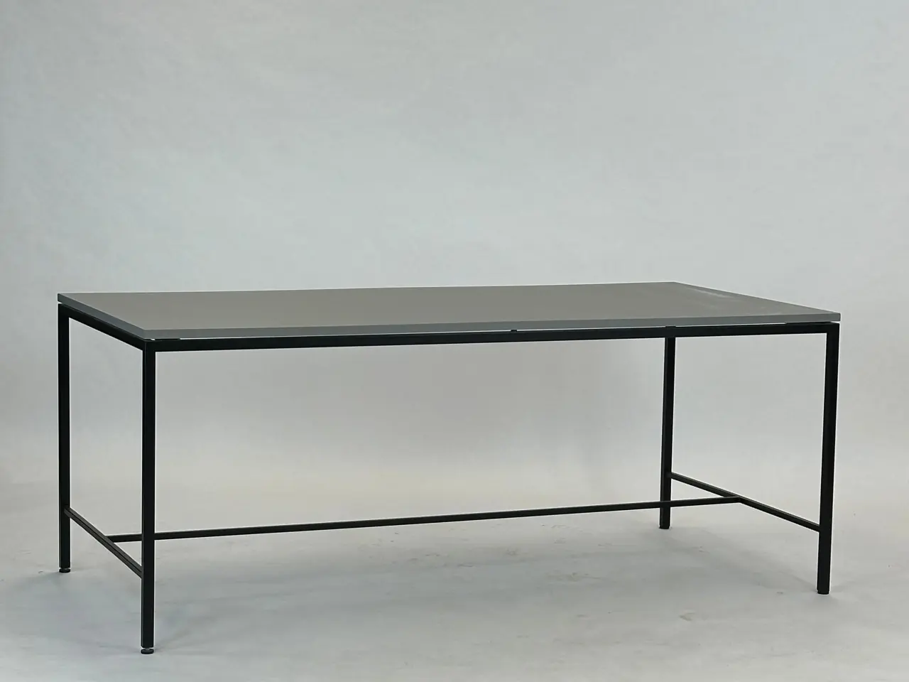 Billede 1 - Labofa Bord – Grå med Sort Stel 90x185x75 cm