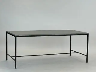 Labofa Bord – Grå med Sort Stel 90x185x75 cm