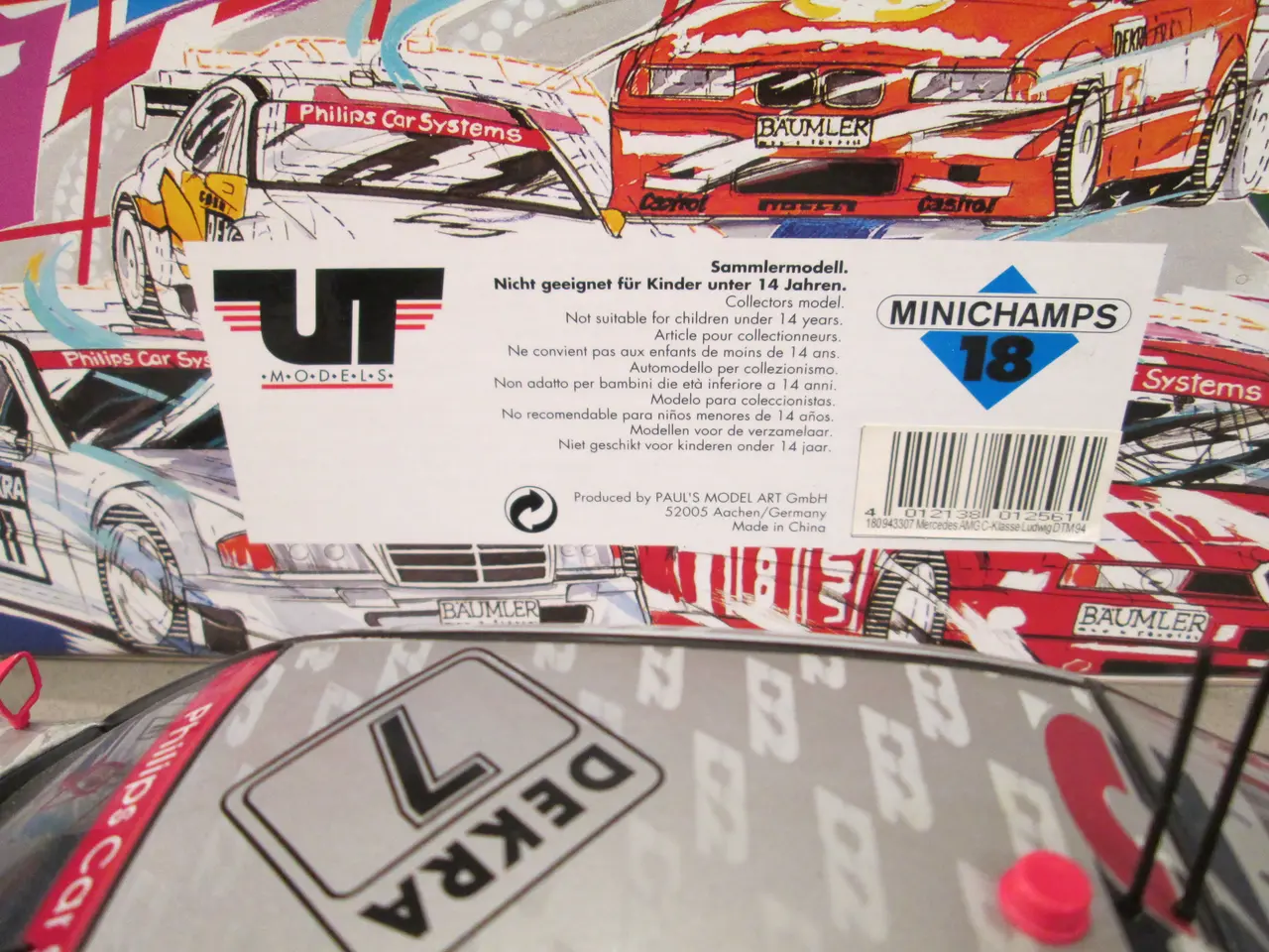 Billede 5 - Mercedes DTM 1994 UT7Minichamps 1:18