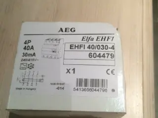 EHFI relæ