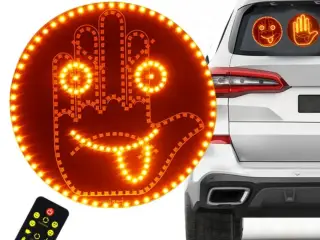Emoji Lys med fjernbetjening