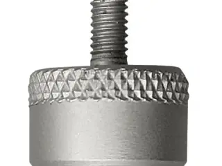 Taster Ø10 mm flad til måleure. Gevind M2,5