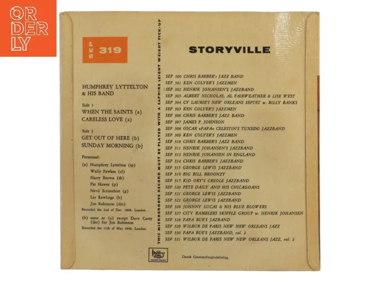 Billede 2 - Humphrey Lyttelton jazz vinyl