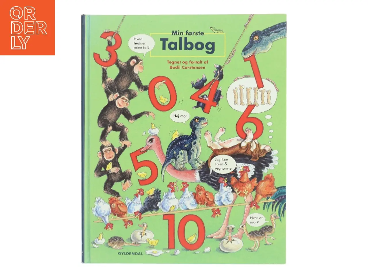 Billede 1 - Min første talbog af Bodil Carstensen (Bog)