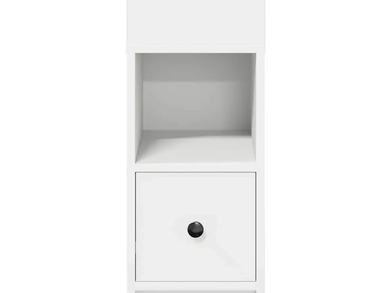 Billede 4 - Sengebord med skuffe 25×31×66 cm - hvid