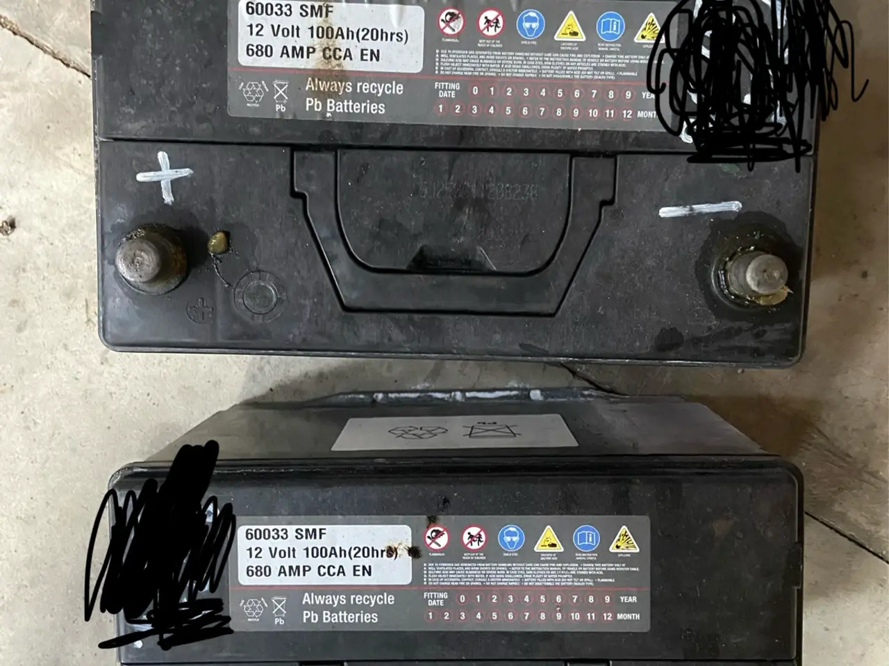Billede 2 - 100 amp batteri til bil båd eller traktor