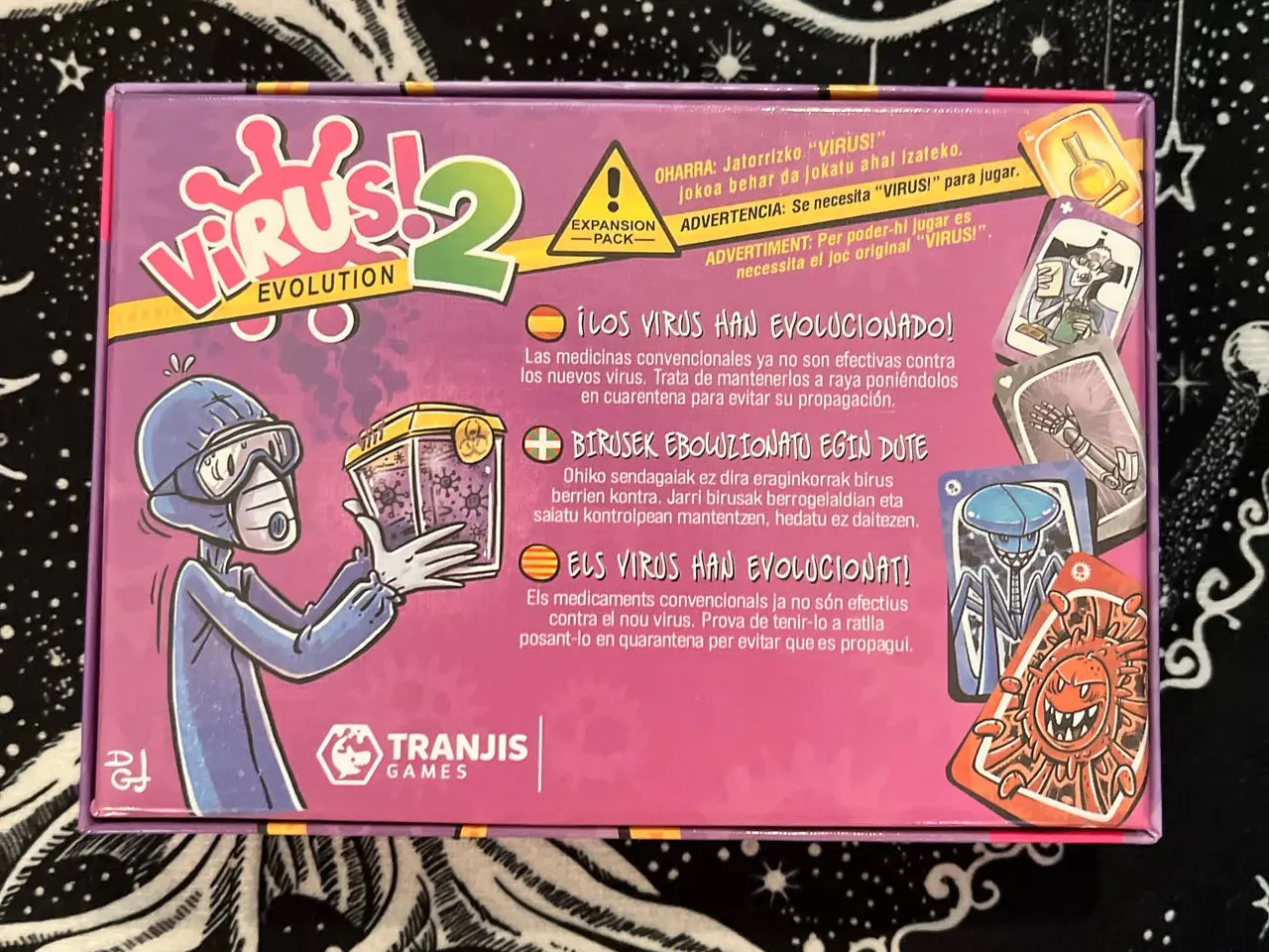 Billede 5 - Virus kortspil - 3 spil: Virus 1, Virus 2 Evolution og Halloween