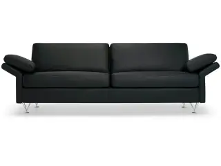 Flot DUX Wind Sofa i sort læder