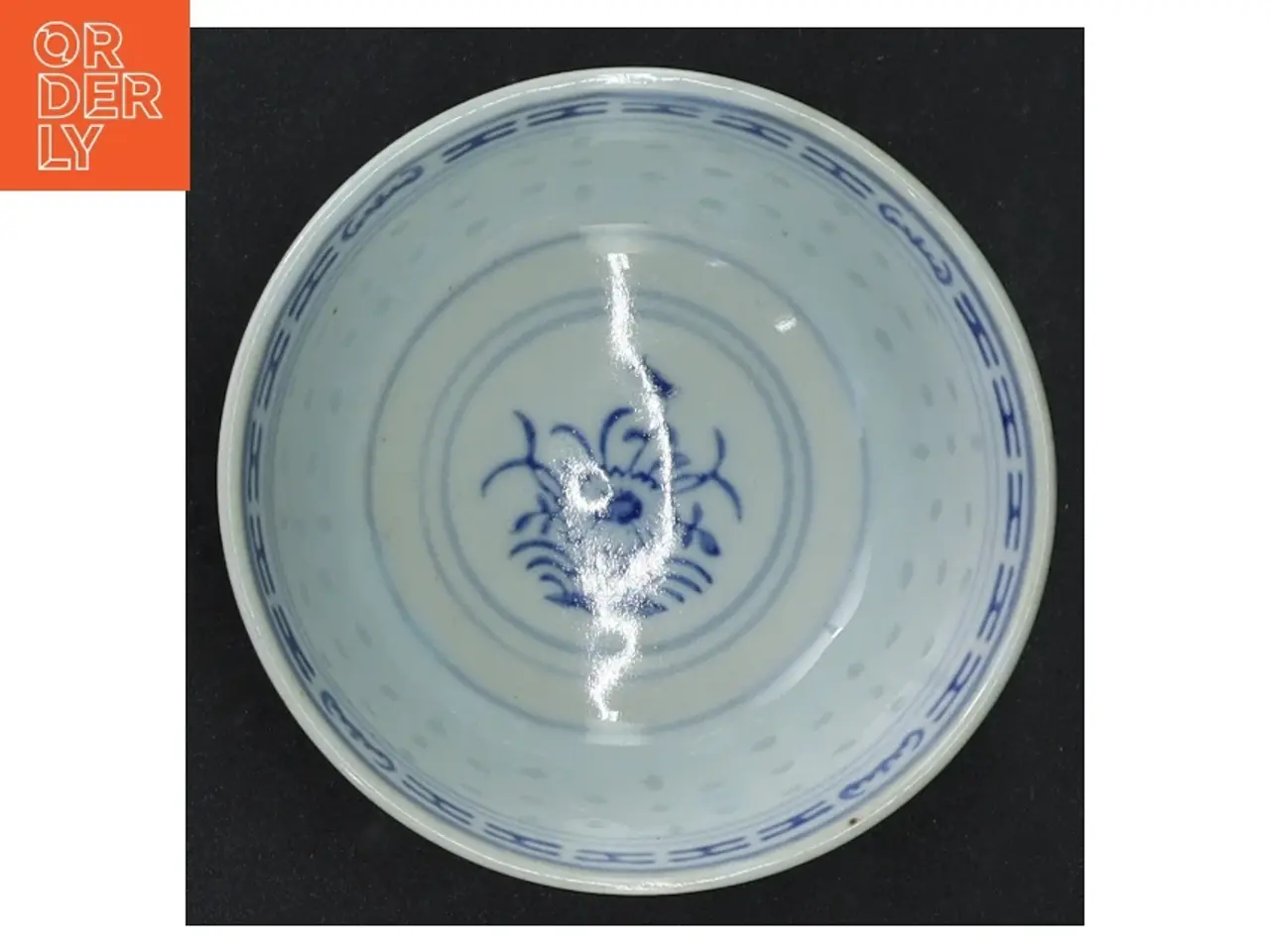 Billede 4 - Blå og hvid porcelænsskål (str. Ø 10 cm)