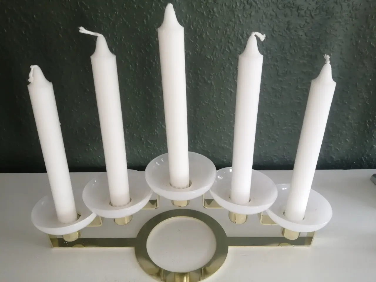 Billede 1 - Holmegaard Lumi 5armet lysestage 