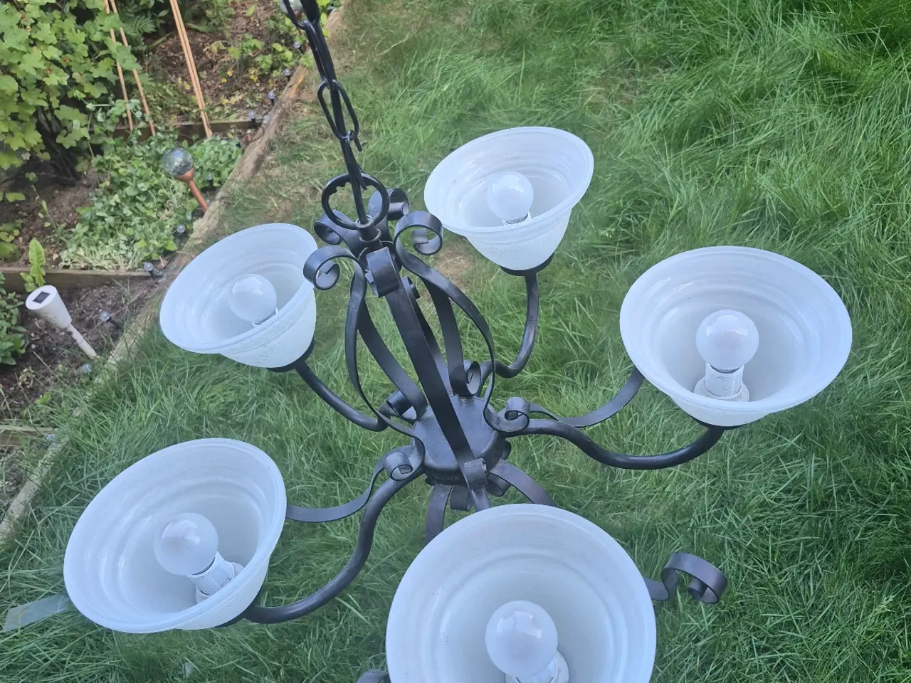 Billede 2 - Loftslampe med 5 lyskilder