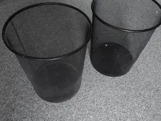 sort metal papir/skræld spand