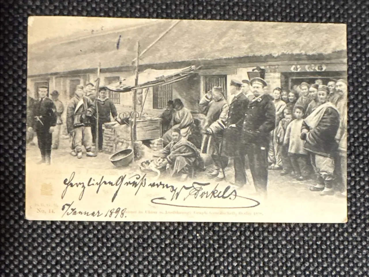 Billede 2 - Postkort fra 1899 med kinesisk motiv