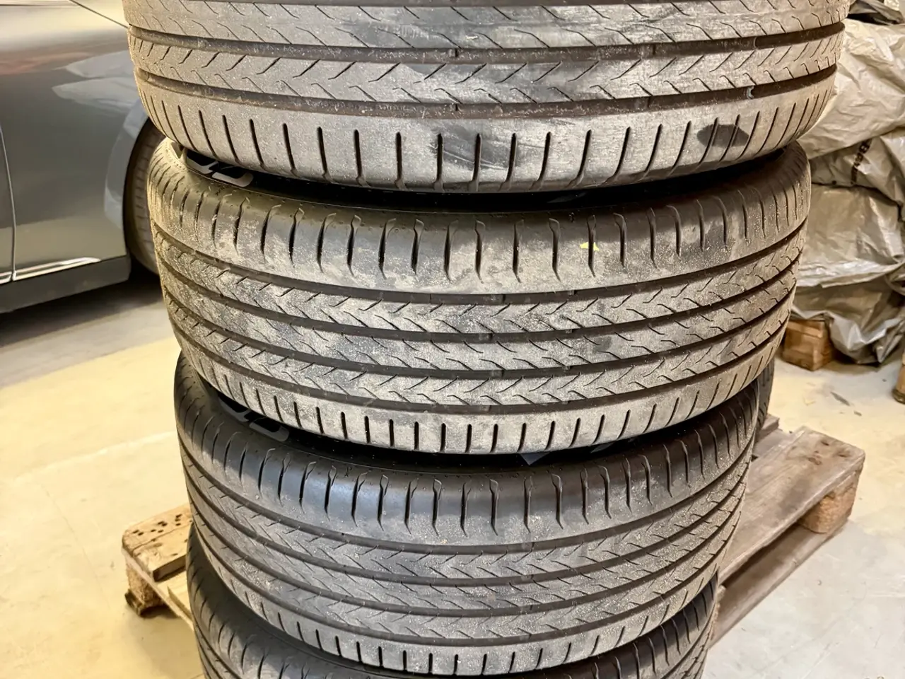 Billede 7 - Originale VW ID.7 Loen 19" alufælge m. Continental