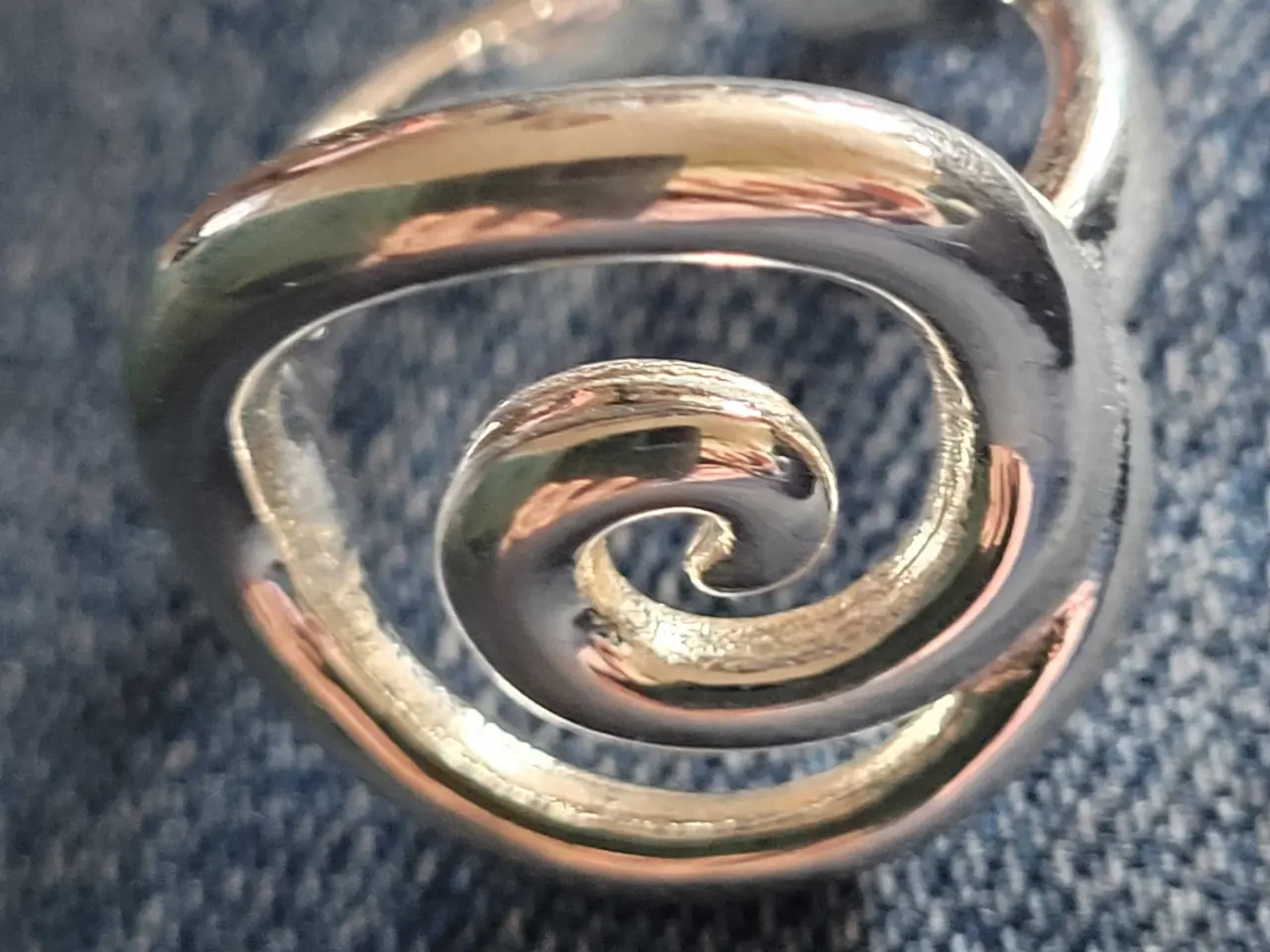 Billede 4 - Smuk swirl ring 😍 