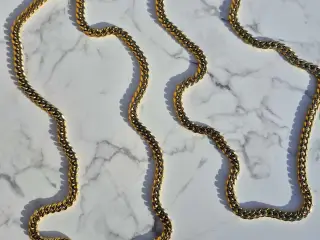 8mm goldfilled panserkæde