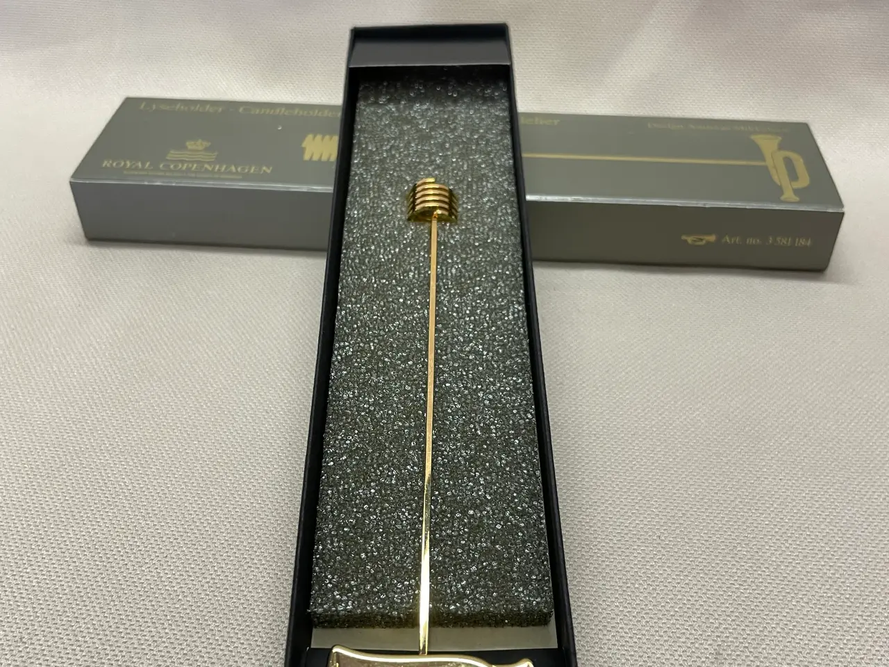 Billede 3 - 4 stk. Georg Jensen lysholdere i originale æsker.