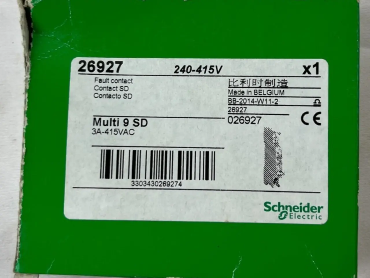 Billede 1 - Schneider Electric 26927 Multi 9 SD Fault Contact