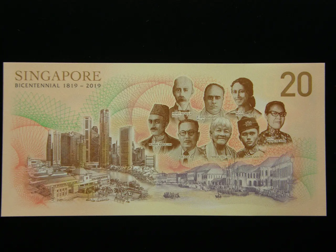 Billede 1 - Singapore  20 Dollars  2019  Unc.