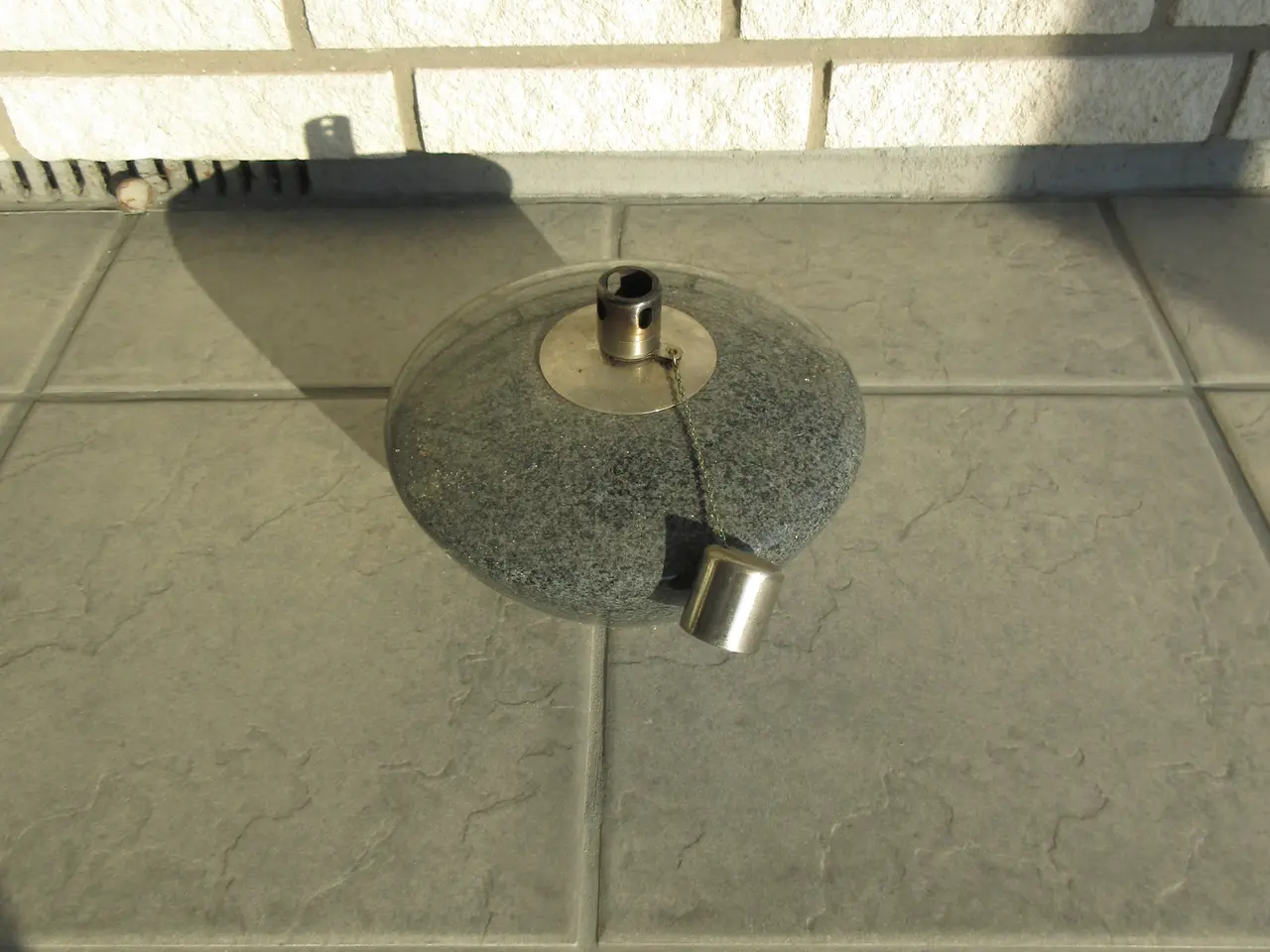 Billede 4 - Granit olie lampe