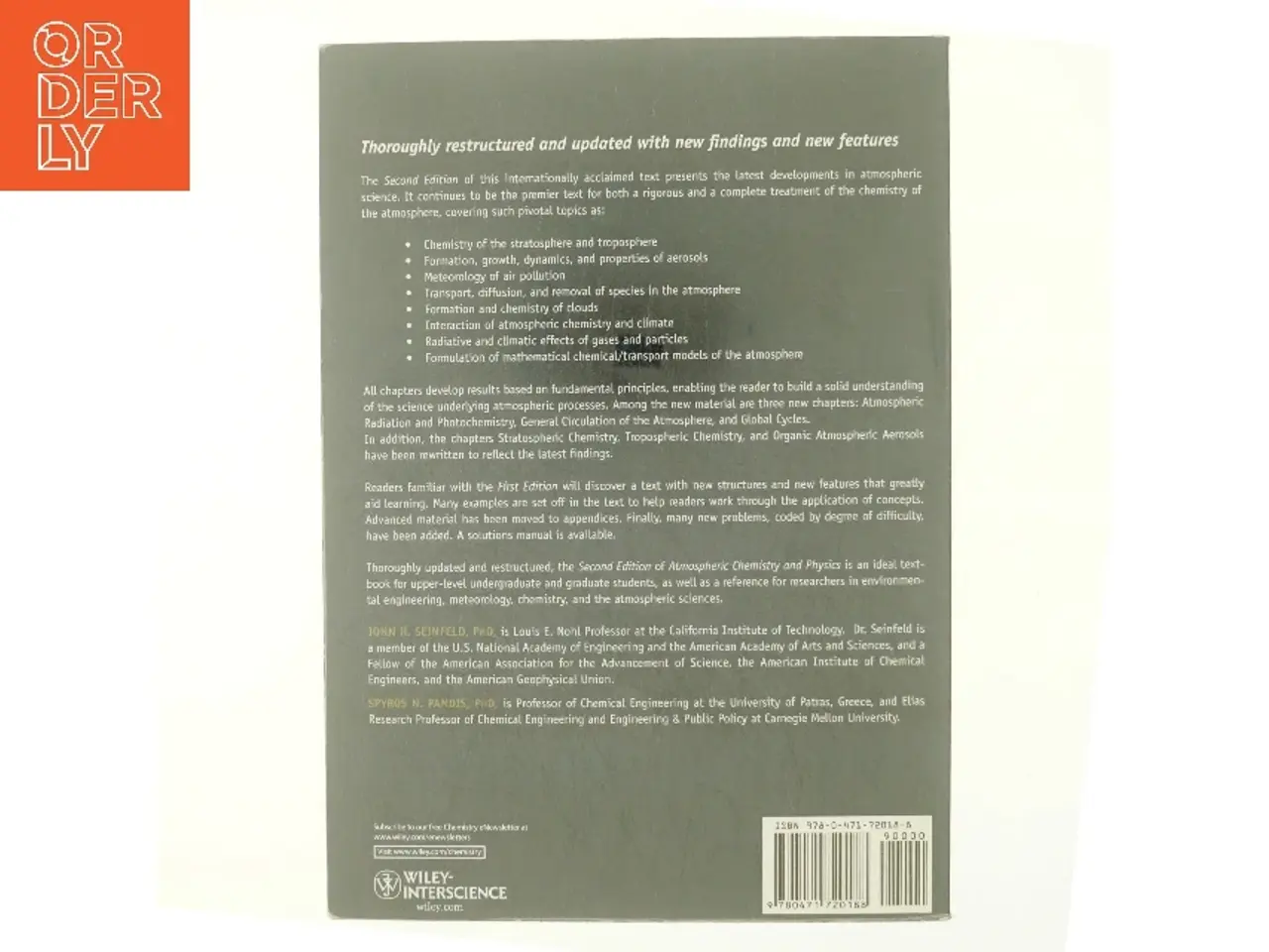 Billede 3 - Atmospherifc chemistry and physics : from air pollution to climatic change (Bog)