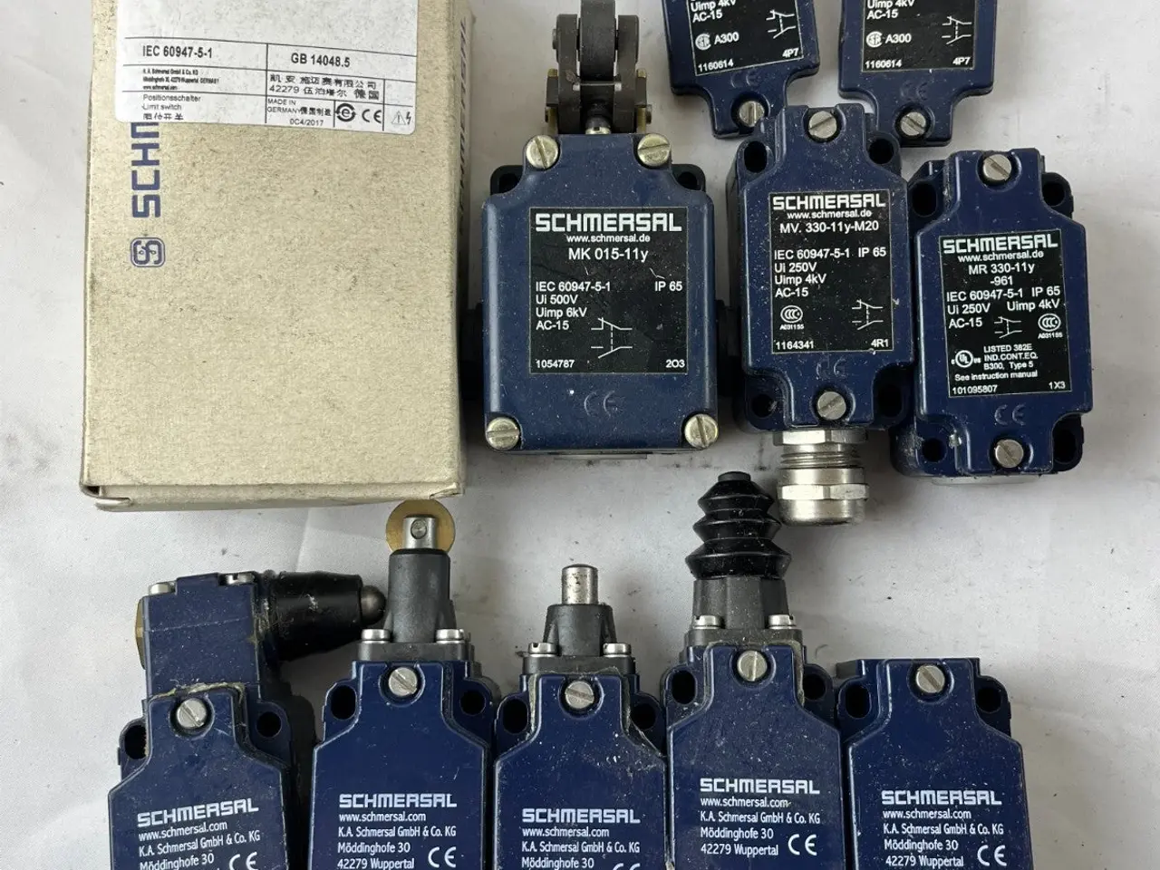 Billede 2 - Schmersal MK/MV/MS/MR 330-11Y-M20 endestopkontakt