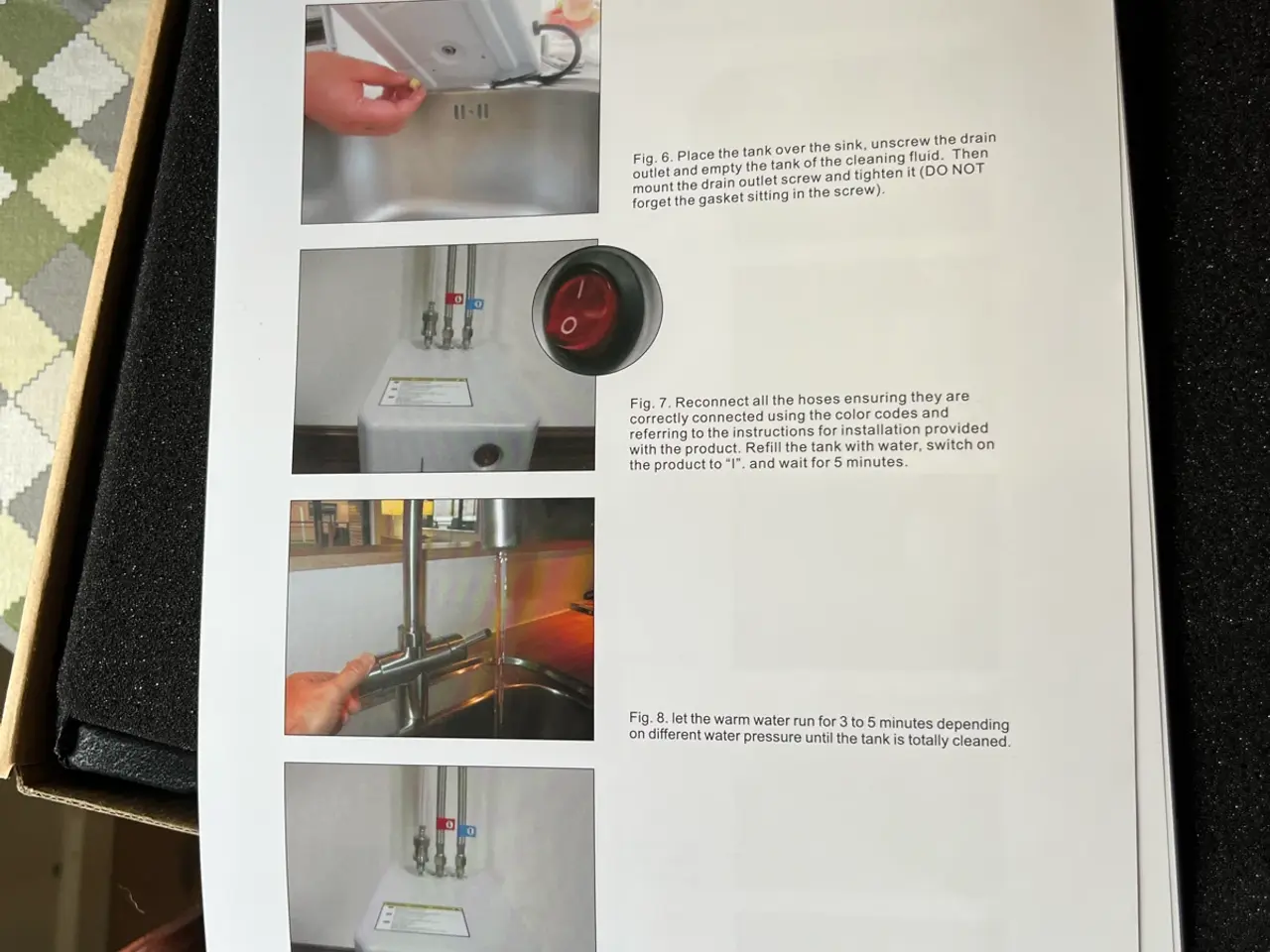 Billede 19 - Blandingsbatteri også til varmt vandsbeholder.
