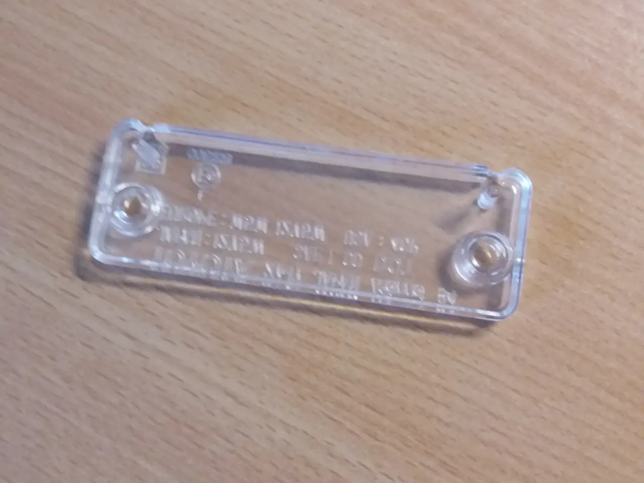 Billede 1 - Glas for nummerpladelygte Hiace-Dyna-Liteace mf.