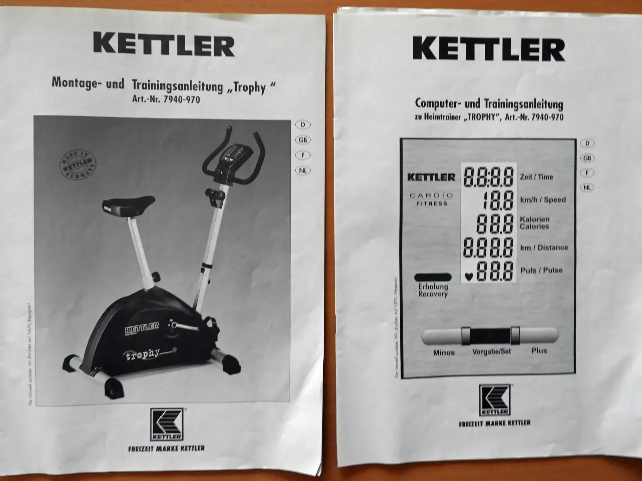Billede 4 - Kettler "Trophy" motionscykel