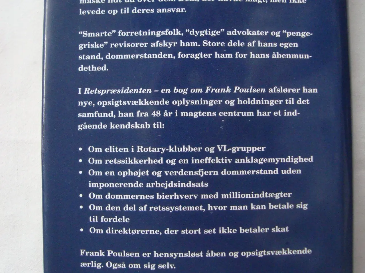 Billede 2 - Retspræsidenten Frank Poulsen :