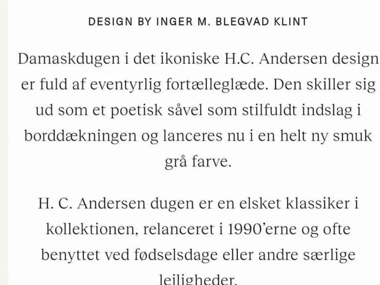 Billede 3 - H. C. Andersen dug.