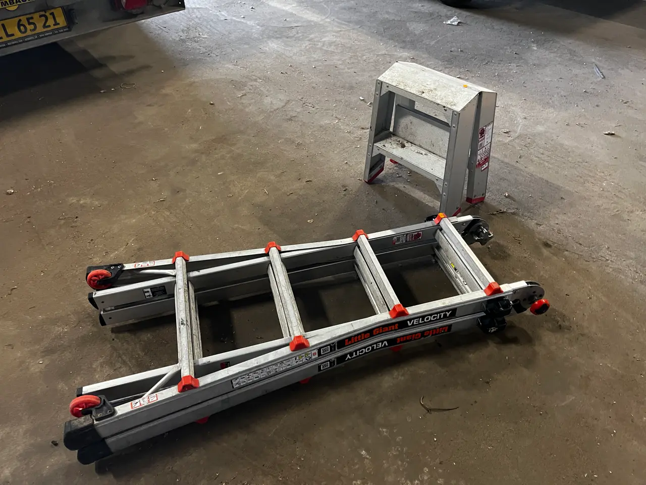 Billede 1 - Foldestige inkl. Trappestie JUMBO