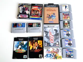 En masse retro spil! Se priserne i beskrivelsen