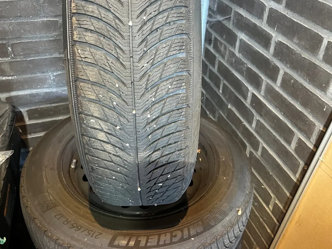 Billede 1 - Michelin vinterdæk på stålfælge