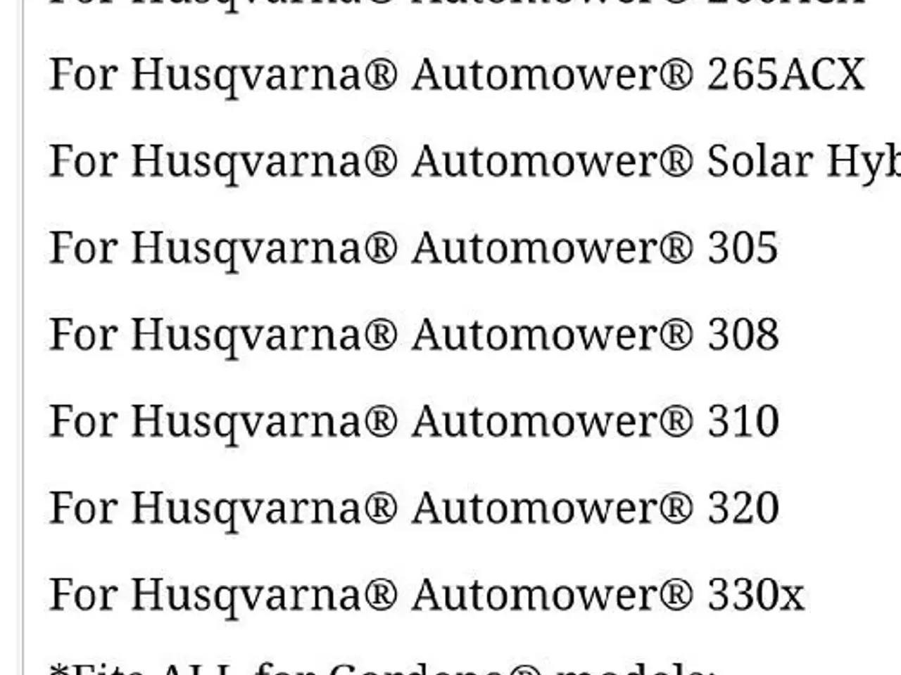 Billede 4 - Kvive til Husqvarna automover