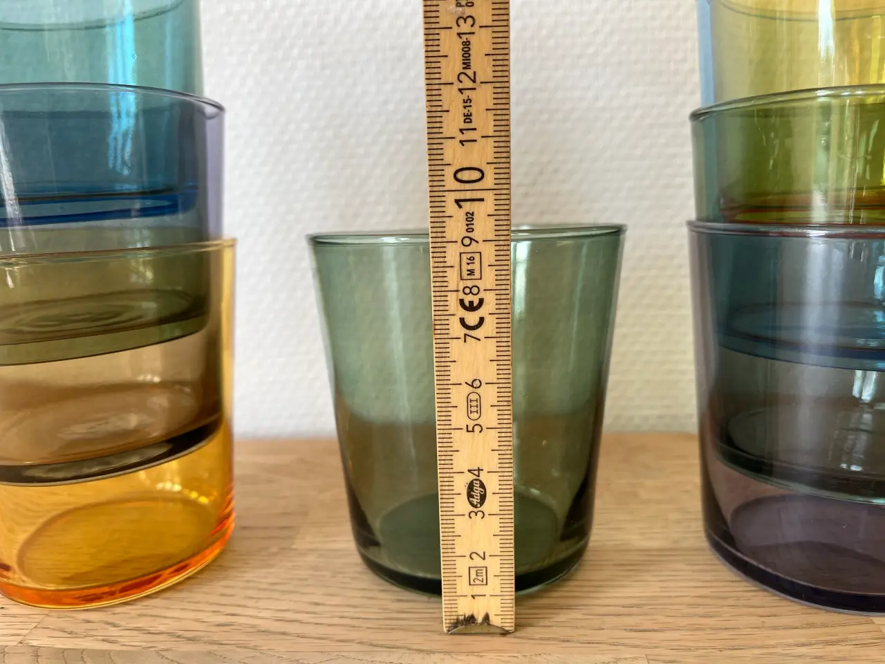 Billede 5 - Blå og lilla drikkeglas = 5 kr./stk.