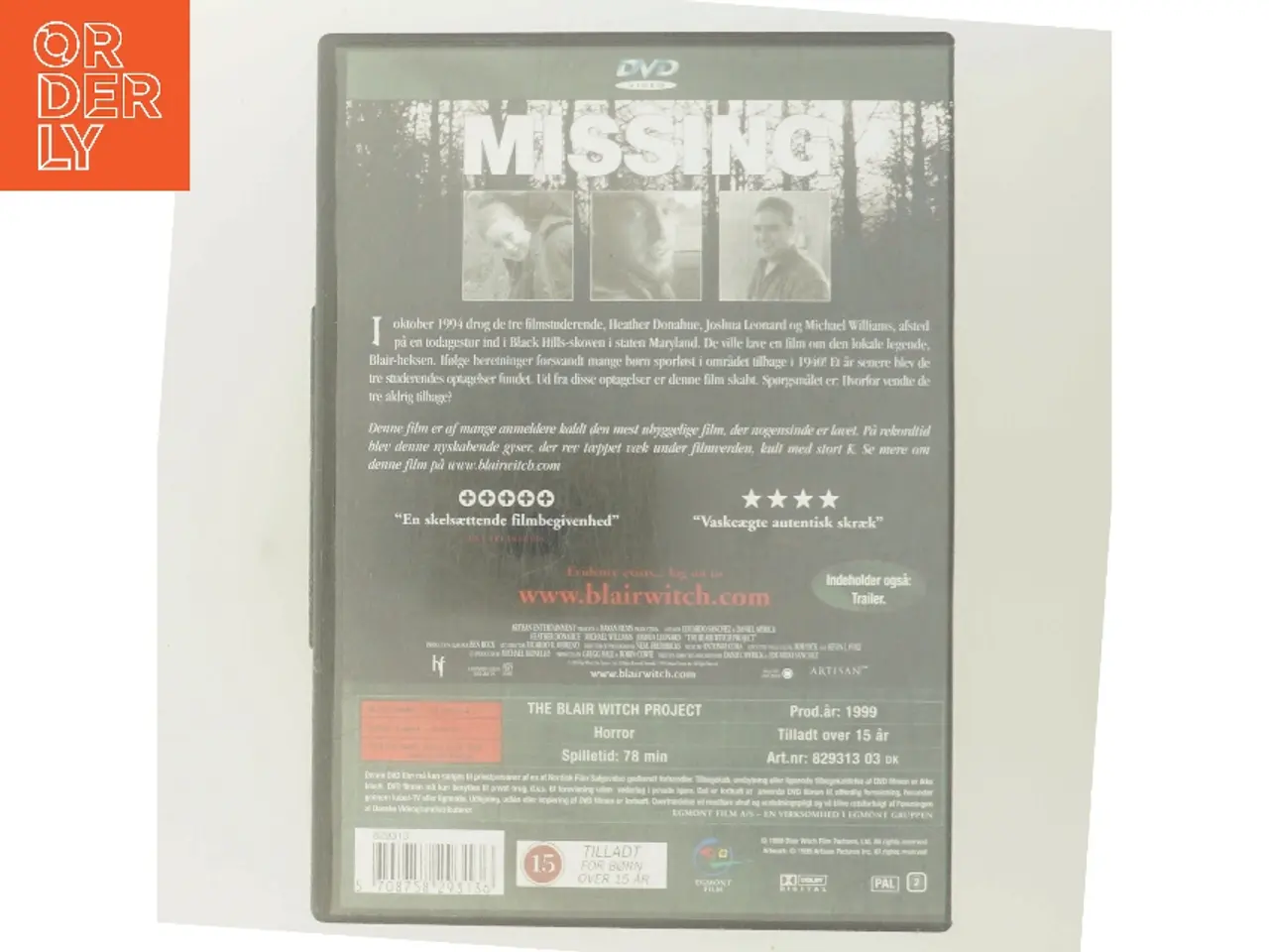 Billede 3 - Blair Witch Project, the med Heather Donahue (DVD)
