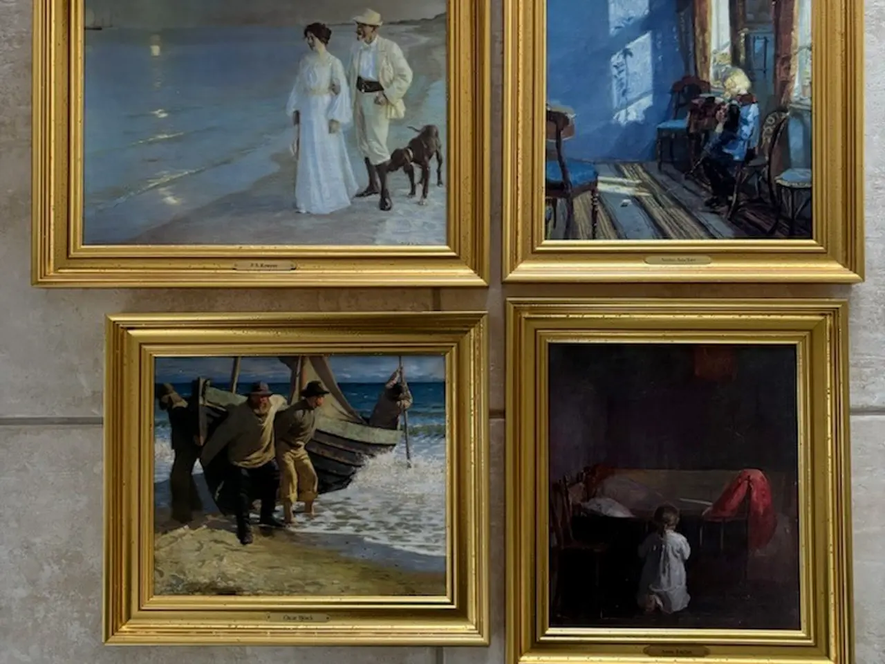 Billede 1 - 4 smukke klassiske Skagen-motiver