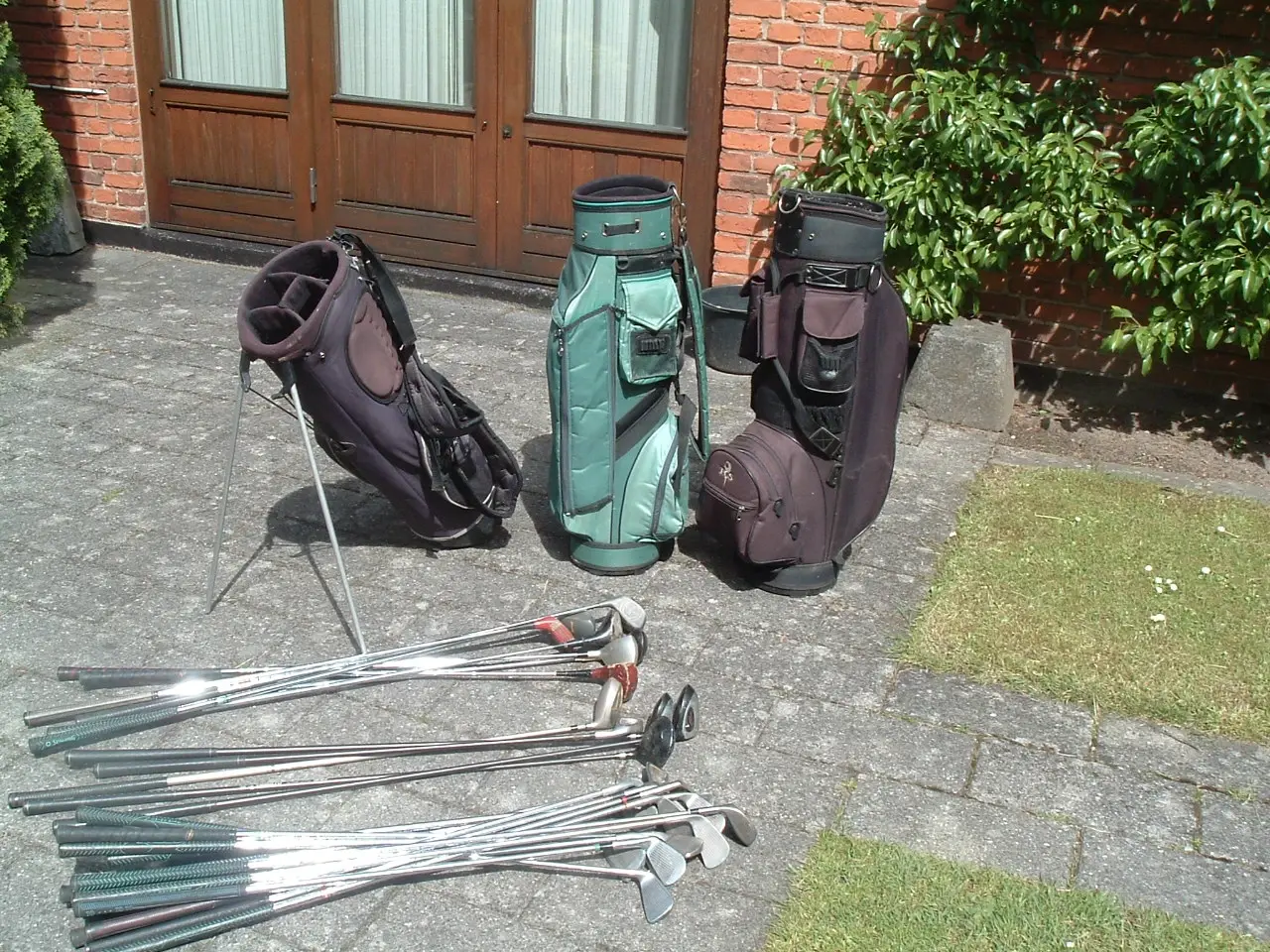 Billede 3 - Golfjern. Grafit- og ståljern. Bag og vogn