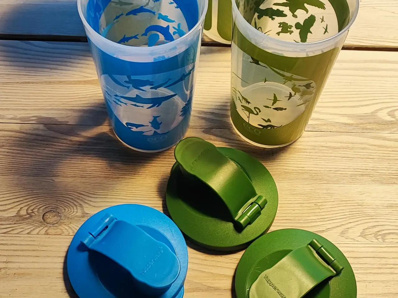 Billede 1 - Tupperware glas med Låg