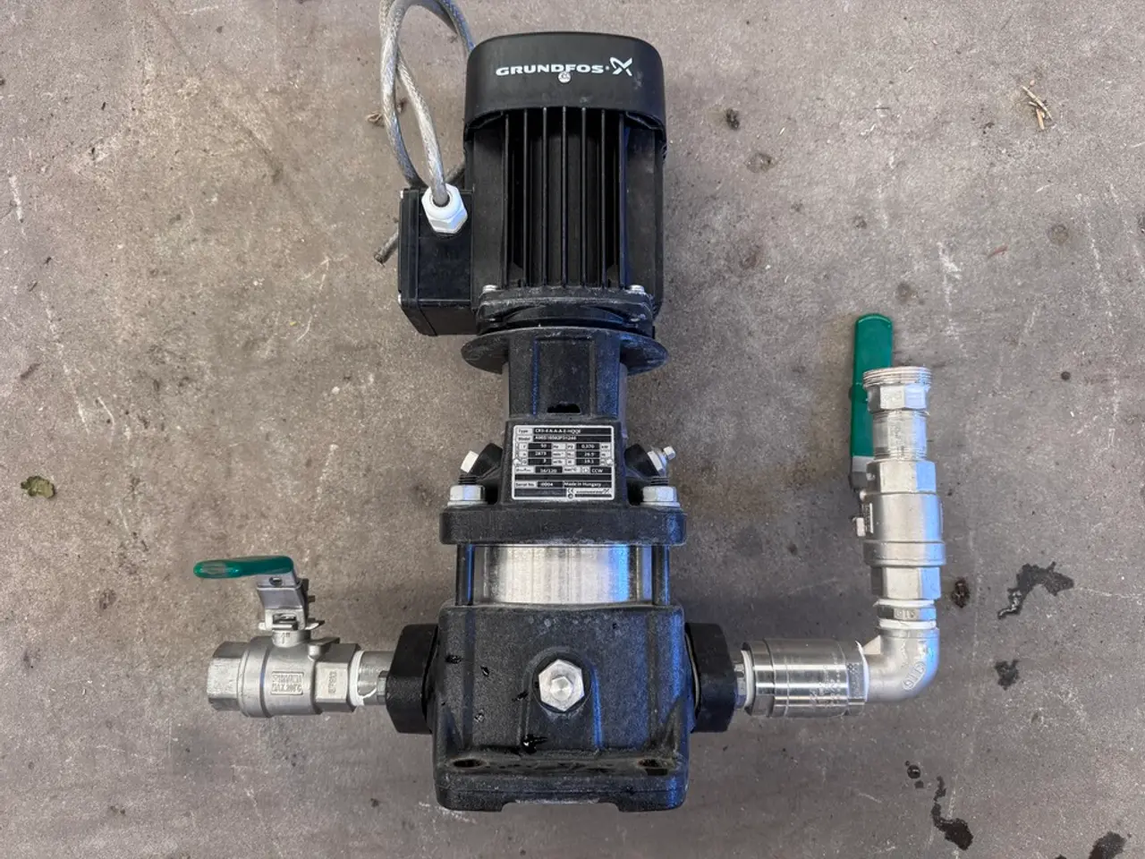 Billede 4 - Grundfos CR3-4 A-A-A-E-HQQE pumpe.